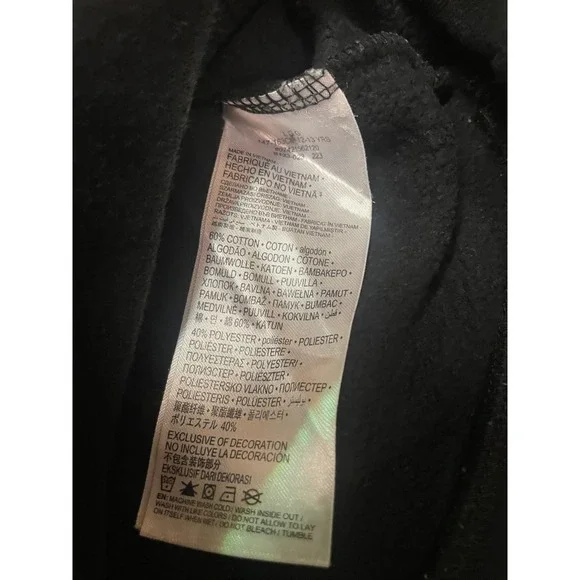 Jordan Jumpman Boys Black Fleece Crewneck Sweatshirt Large 12-13Y 9133-023 - Picture 5 of 7